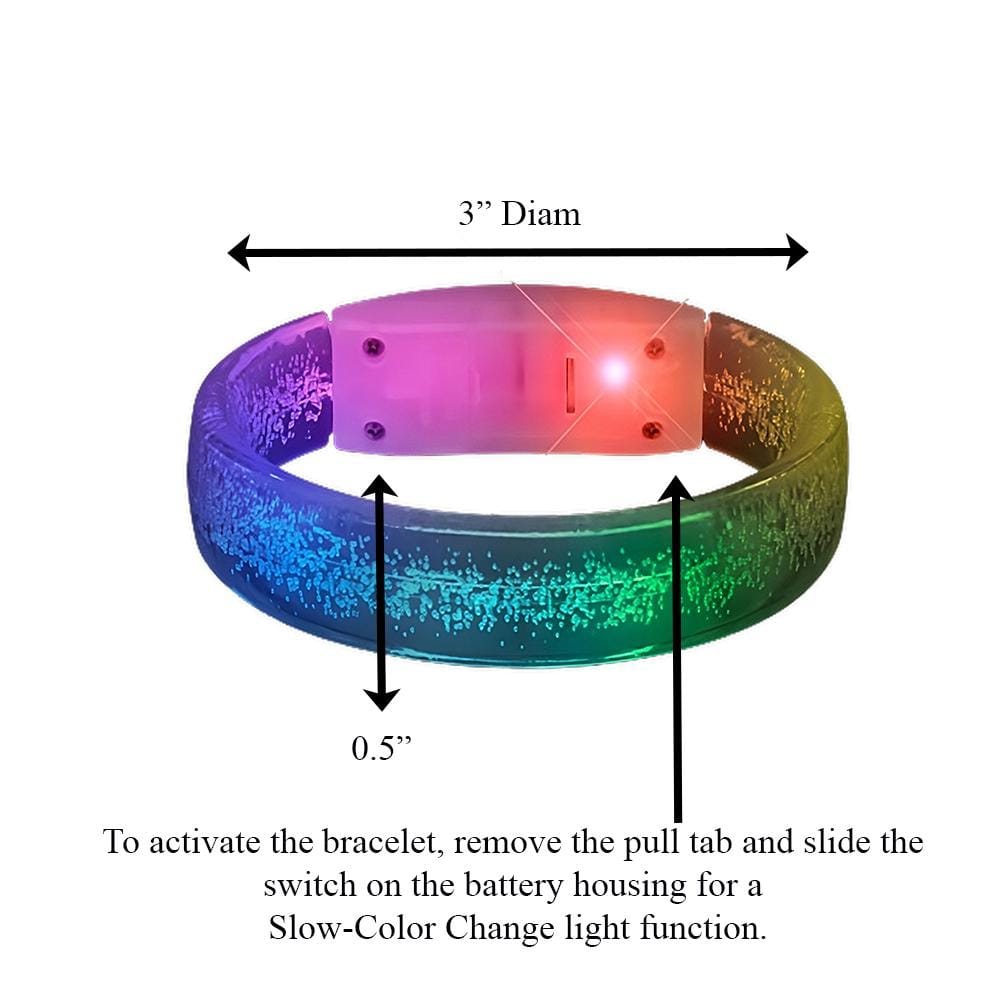 Bubble Bangle Bracelet Multicolor Slow Changing LEDs All Products Bubble Bangle Bracelet Multicolor Slow Changing LEDs All Products 6