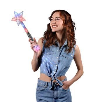 Light Up Super Star Jumbo Wand 2 Inch Glow Sticks 3