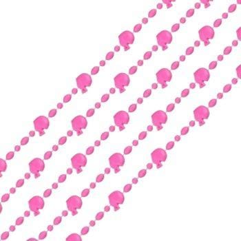 Football Helmet Bead Necklaces Pastel Pink Pack of 12 All Products 3