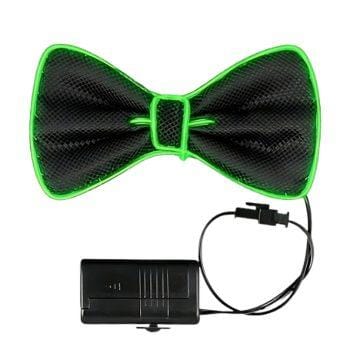 EL Wire Green Bow Tie St Patricks Day Night Parties All Products 3