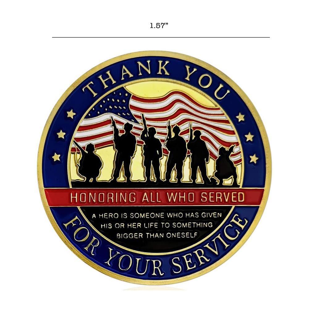 Thank you for Your Service Honor the Veterans Gold Plated Appreciation Coin All Products Thank you for Your Service Honor the Veterans Gold Plated Appreciation Coin All Products 5