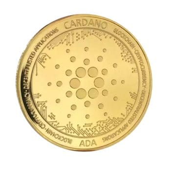 Cardano ADA Technology Blockchain Crypto Gold Plated Coin All Products 3