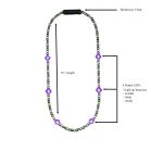 Mardi Gras Metallic Beads Necklace with Light Up Jewel Accents All Products Mardi Gras Metallic Beads Necklace with Light Up Jewel Accents All Products 6