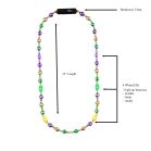 Disco Glam Edition Metallic Mardi Gras Beads Necklace with 6 LED Lights All Products Disco Glam Edition Metallic Mardi Gras Beads Necklace with 6 LED Lights All Products 5