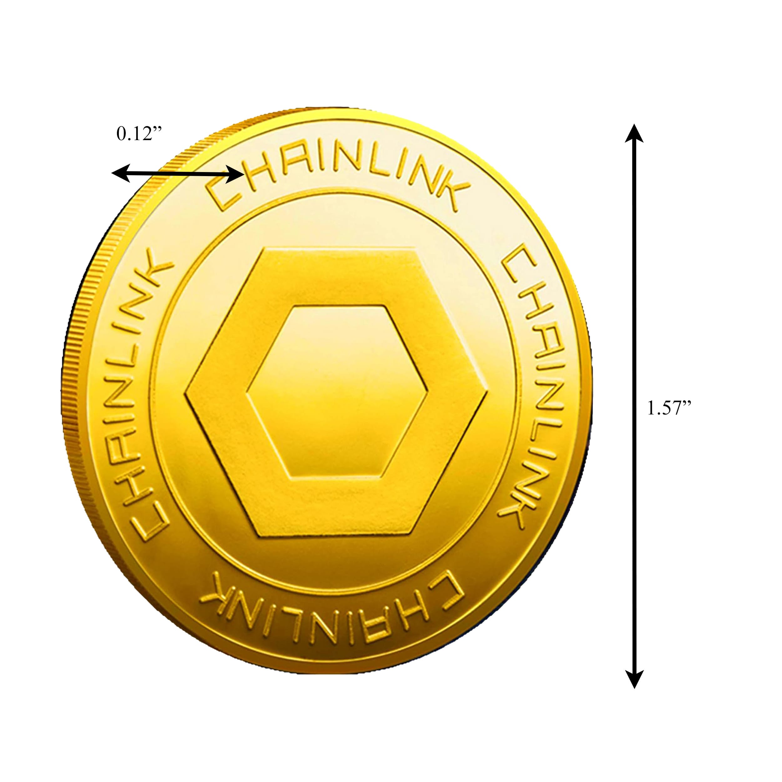 Chainlink Commemorative Blockchain Crypto Gold Plated Coin All Products Chainlink Commemorative Blockchain Crypto Gold Plated Coin All Products 5