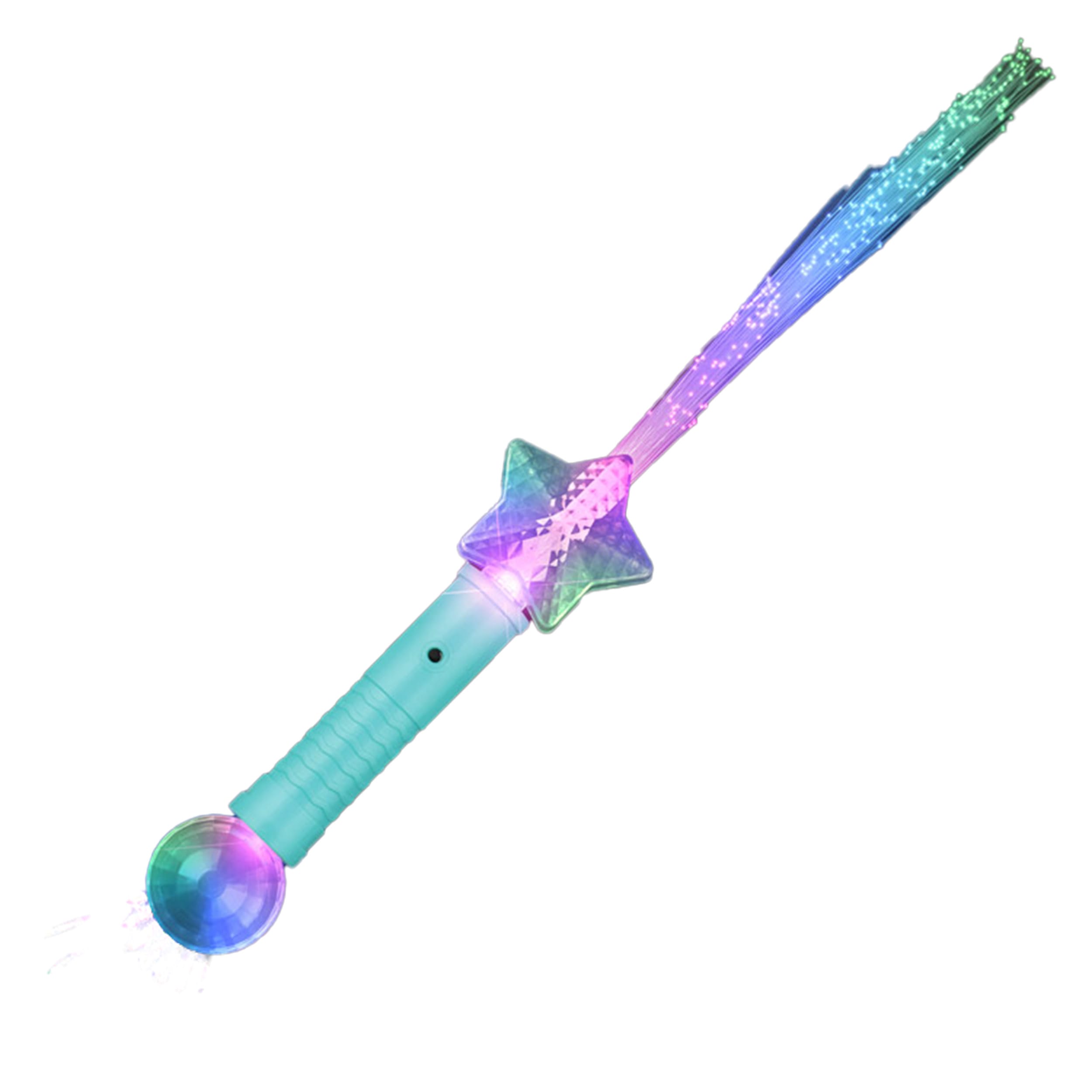 Light Up Magic Star Wand with Fiber Optic Glow and Crystal Ball All Products Light Up Magic Star Wand with Fiber Optic Glow and Crystal Ball All Products 4