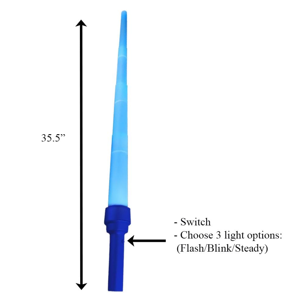 Expandable Sword Blue LEDs 4th of July Expandable Sword Blue LEDs 4th of July 5