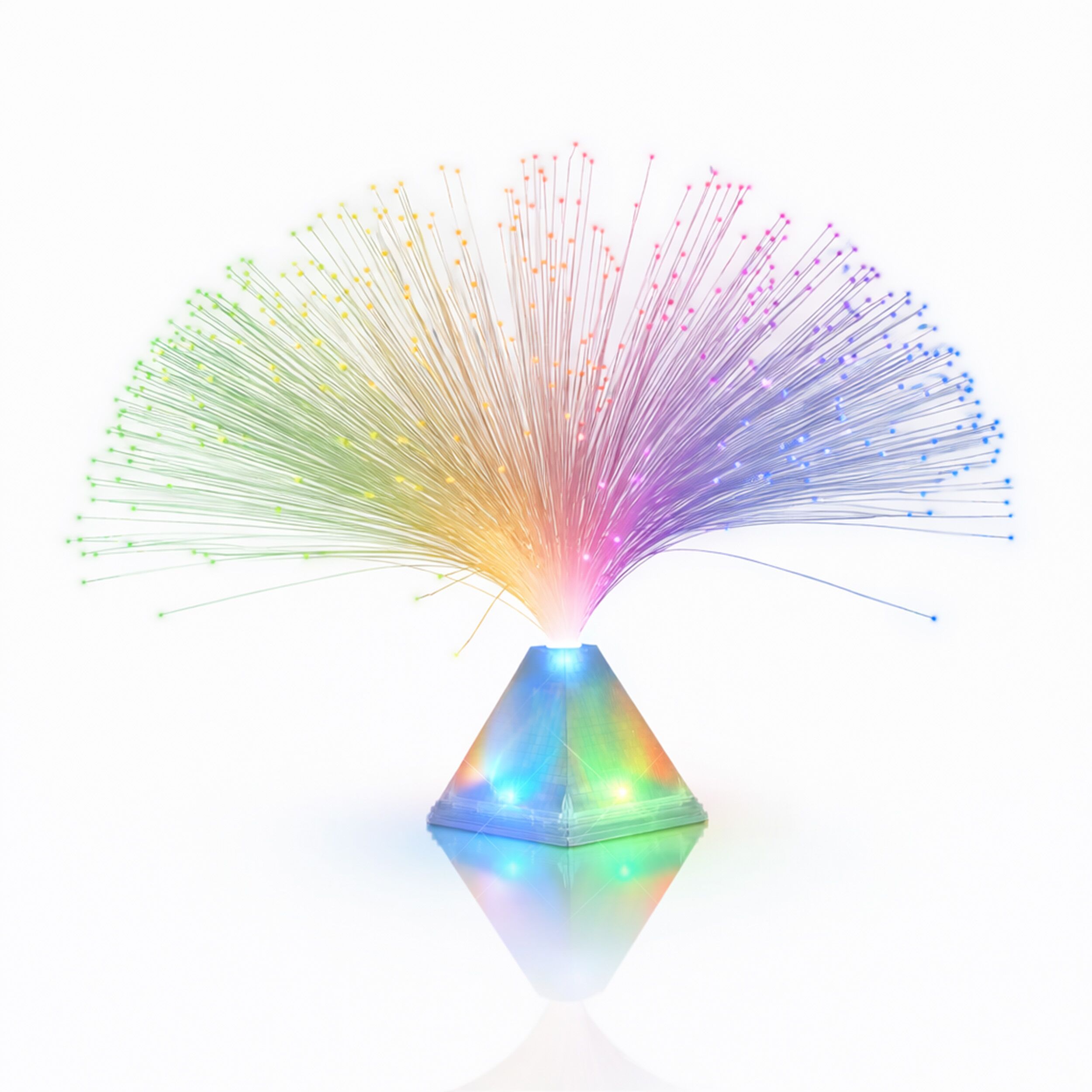 Fiber Optic Pyramid Centerpiece All Products 3