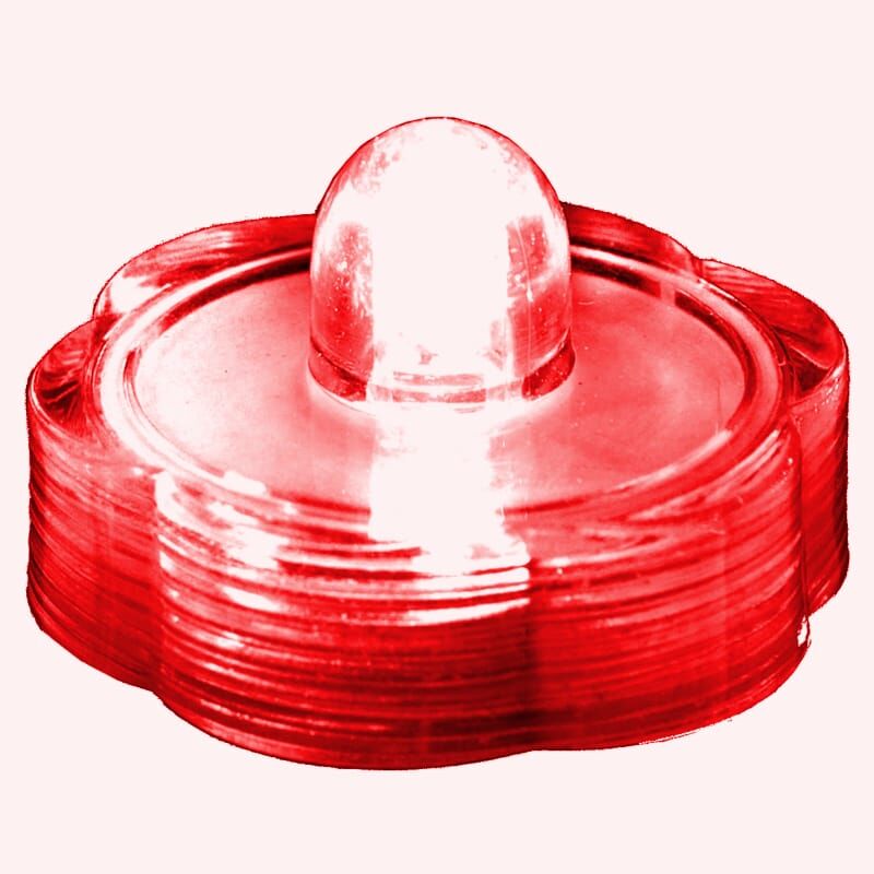 Submersible Floral LED Light Red All Products Submersible Floral LED Light Red All Products 3