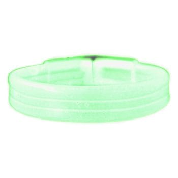 Wide Glow Stick 8 Inch Bracelet Green Pack of 25 All Products