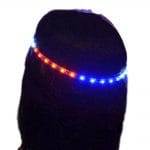 LED Flexible Light Strip Red White and Blue