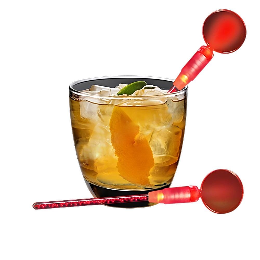 Red Cocktail Party Light Up Swizzle Stick Drink Stirrer 4th of July Red Cocktail Party Light Up Swizzle Stick Drink Stirrer 4th of July 6
