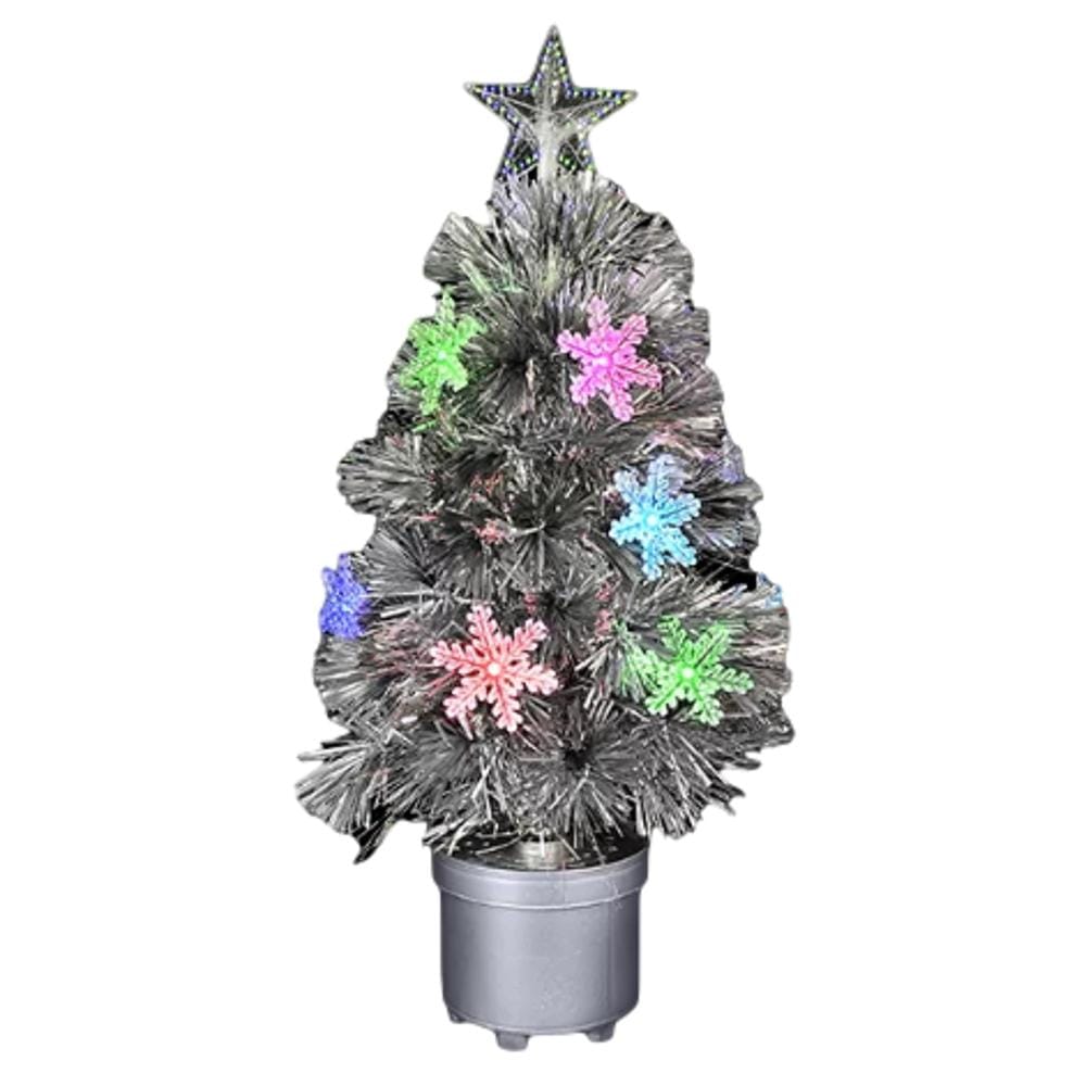 Silver Mini Christmas Tree with Color Changing Lights Light Up Christmas Decoration All Products Silver Mini Christmas Tree with Color Changing Lights Light Up Christmas Decoration All Products 3