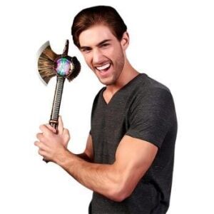 Medieval Axe Toy with Spinning Lights and Sound Effects All Products