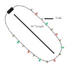 Wearable Christmas Lights Necklace All Products 7