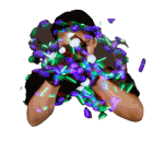 LED Black Gloves Rainbow LEDs All Products 5