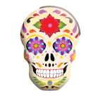 Day of the Dead Skull Flashing Body Light Necklace All Products 4