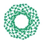 Pot Leaf Bead Necklaces Green Pack of 12 420 4