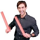 Red LED Foam Cheer Sticks 4th of July 5