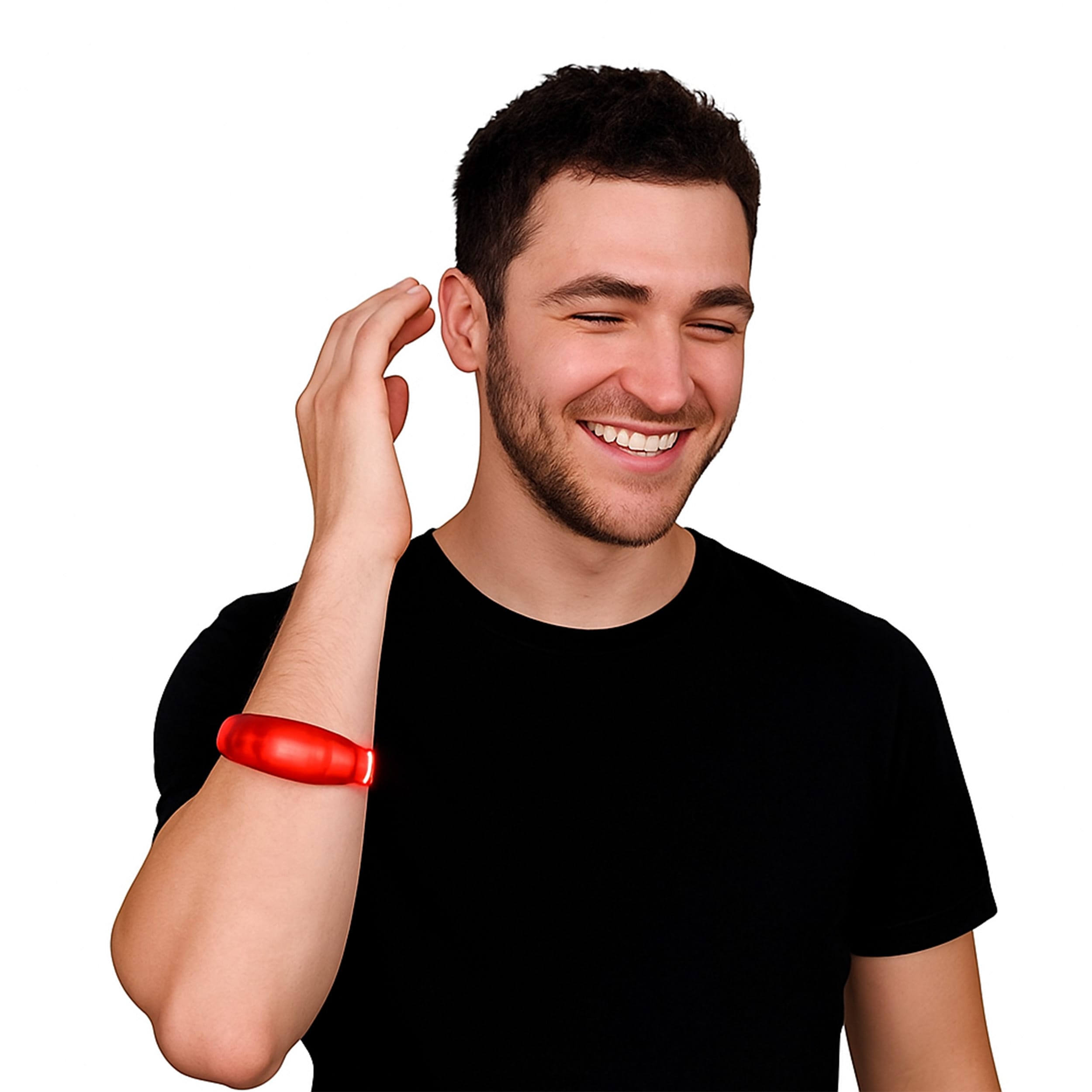 Sound Activated Red LED Bracelet for Concert All Products Sound Activated Red LED Bracelet for Concert All Products 3