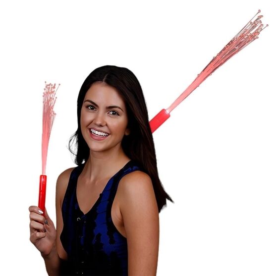 Red Fiber Optic Wand with Red LEDs All Products 3