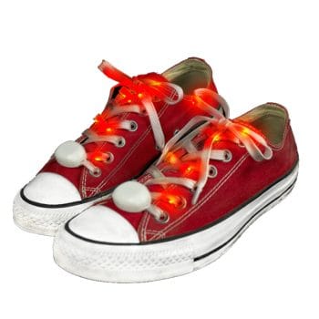 LED Shoelaces Red LED Accessories