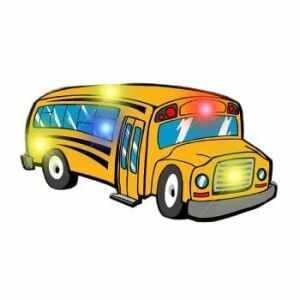 School Bus Flashing Body Light Lapel Pins All Body Lights and Blinkees