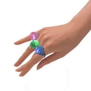 Slow Changing Soft Bubble Ring Pack of 24 All Products