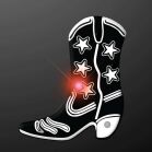 Black Western Cowboy Boot Flashing Body Light Lapel Pins All Body Lights and Blinkees 4