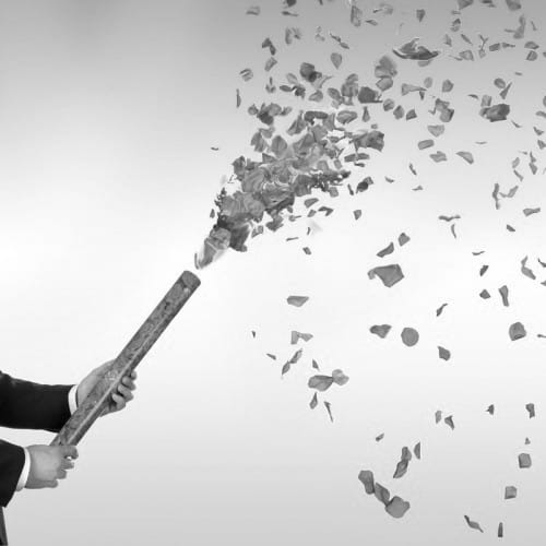 White Rose Petals Confetti Cannon 24 Inch All Products White Rose Petals Confetti Cannon 24 Inch All Products 3