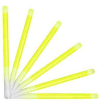 10 Inch Glow Stick Baton Yellow Pack of 25 All Products