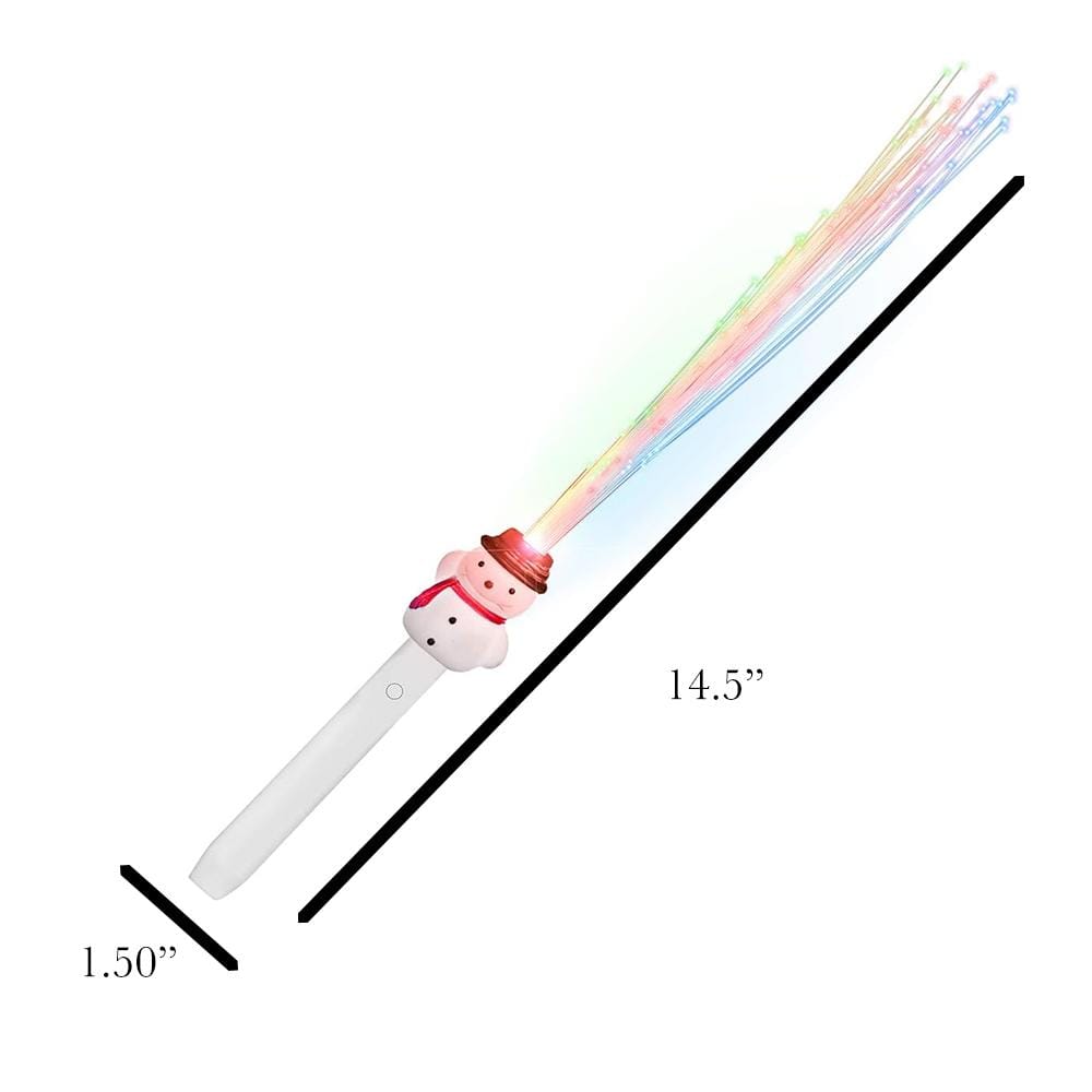 Fiber Optic Snowman Light Up Wand All Products Fiber Optic Snowman Light Up Wand All Products 6