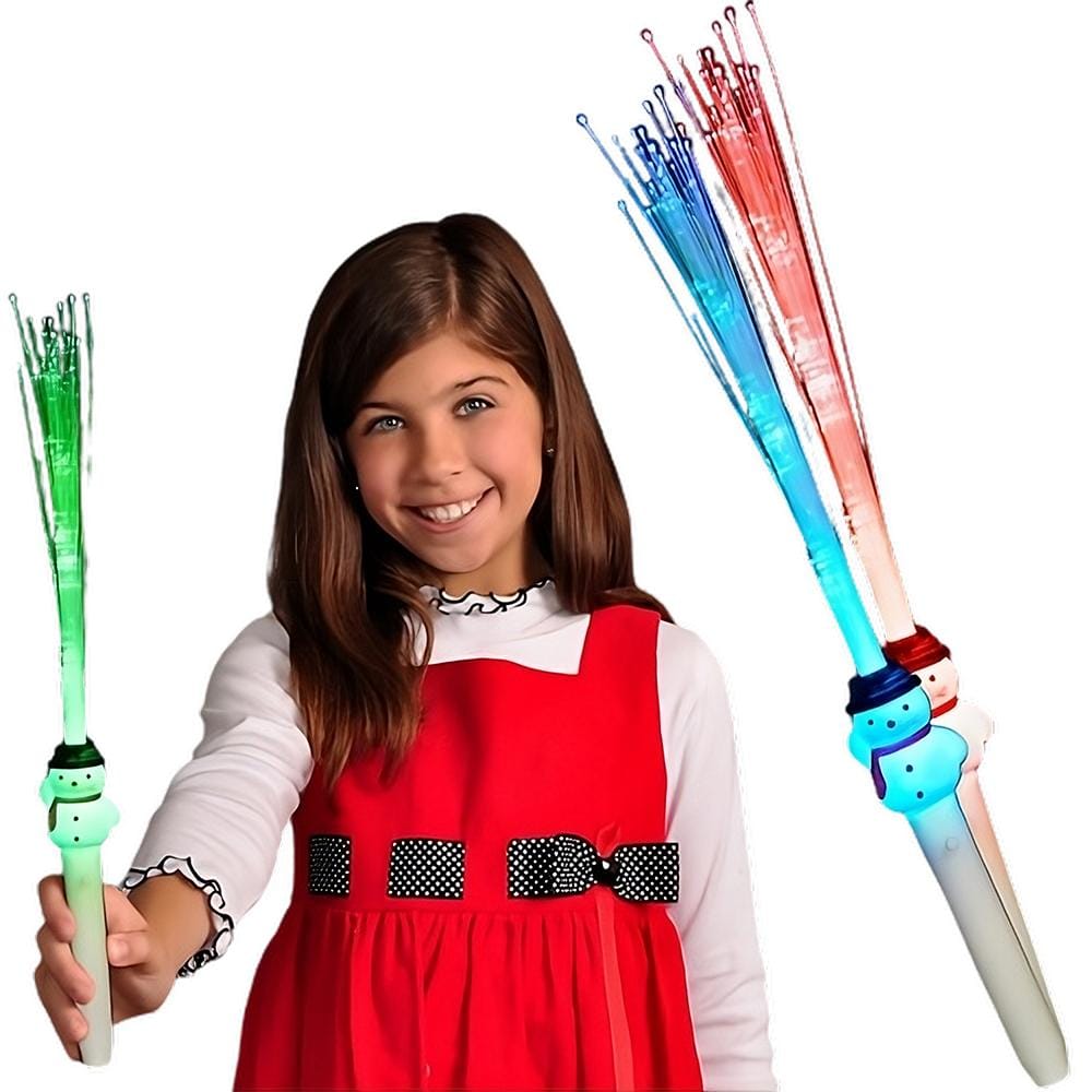 Fiber Optic Snowman Light Up Wand All Products Fiber Optic Snowman Light Up Wand All Products 3