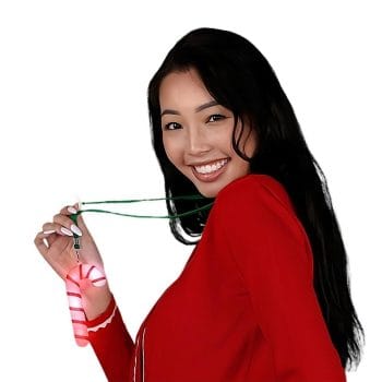 Flashing Candy Cane Necklace All Products