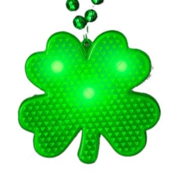 LED Shamrock Beaded Necklace for St Patricks Day Beads and Beaded Necklaces LED Shamrock Beaded Necklace for St Patricks Day Beads and Beaded Necklaces