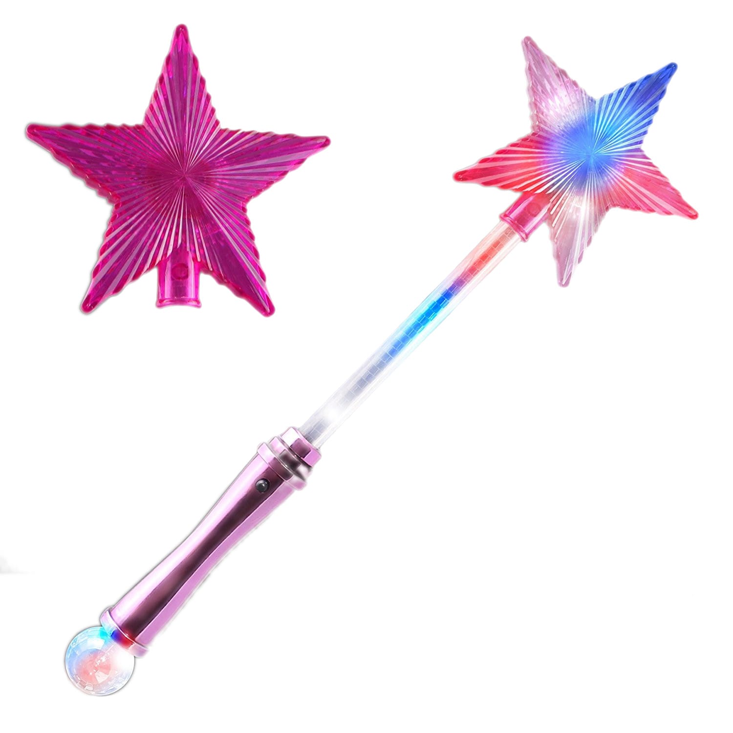 Light Up Crystal Star Wand Pink All Products Light Up Crystal Star Wand Pink All Products 3