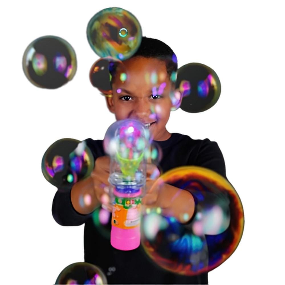 Shimmering LED Light Up Bubble Blaster Kit All Products Shimmering LED Light Up Bubble Blaster Kit All Products 4