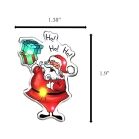 Ho Ho Ho Santa Flashing Blinky Body Light Lapel Pins All Body Lights and Blinkees 5
