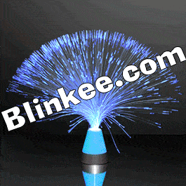 Fiber Optic Centerpiece with Blue Light Color Changing Base All Products 3