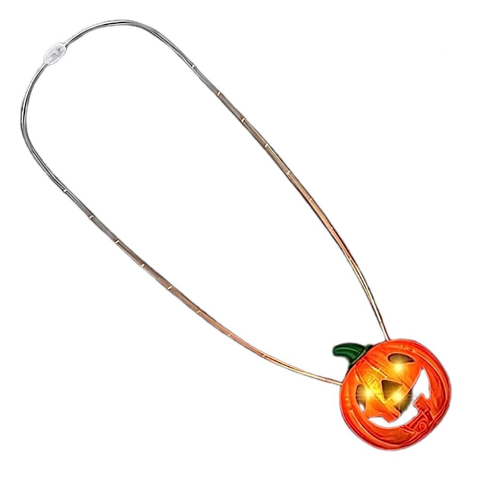 LED Happy Jack O Lantern Pumpkin Necklace All Products LED Happy Jack O Lantern Pumpkin Necklace All Products 4