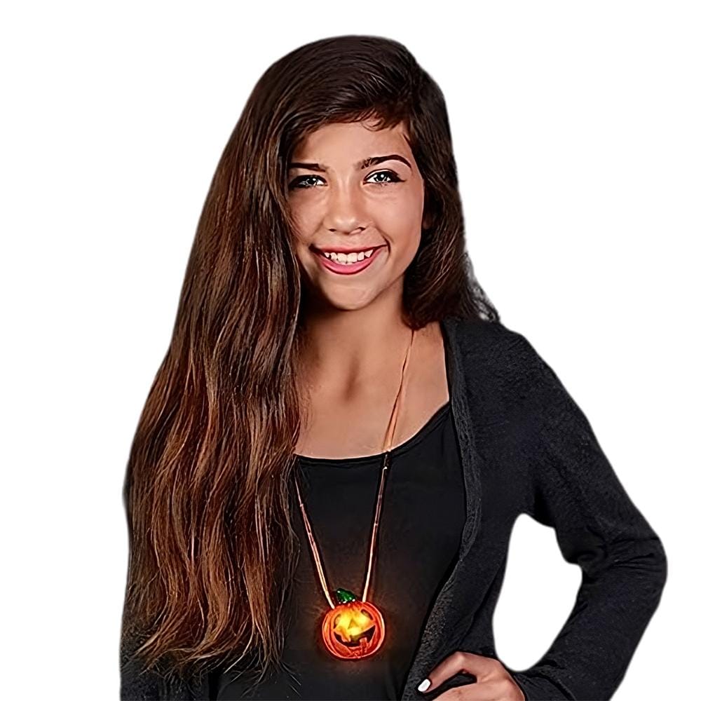 LED Happy Jack O Lantern Pumpkin Necklace All Products LED Happy Jack O Lantern Pumpkin Necklace All Products 3