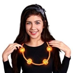 LED Beads and Pumpkins Necklace All Products