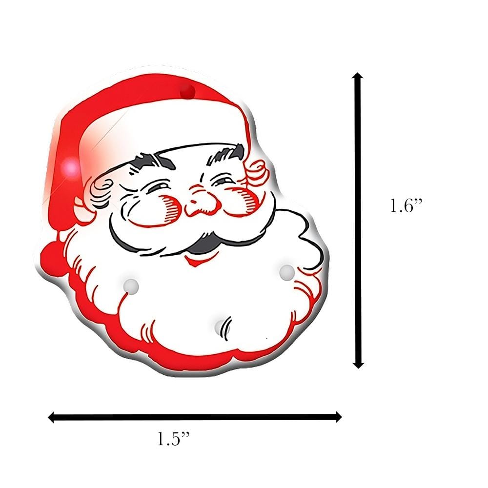 Santa Claus Christmas Flashing Blinky Body Light Lapel Pin All Body Lights and Blinkees Santa Claus Christmas Flashing Blinky Body Light Lapel Pin All Body Lights and Blinkees 5