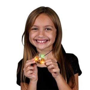 Pumpkin Necklace Flashing Body Light Necklace All Body Lights and Blinkees 3