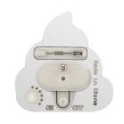 Happy Poop Swirl Emoji Flashing Body Light Lapel Pins All Body Lights and Blinkees Happy Poop Swirl Emoji Flashing Body Light Lapel Pins All Body Lights and Blinkees 4