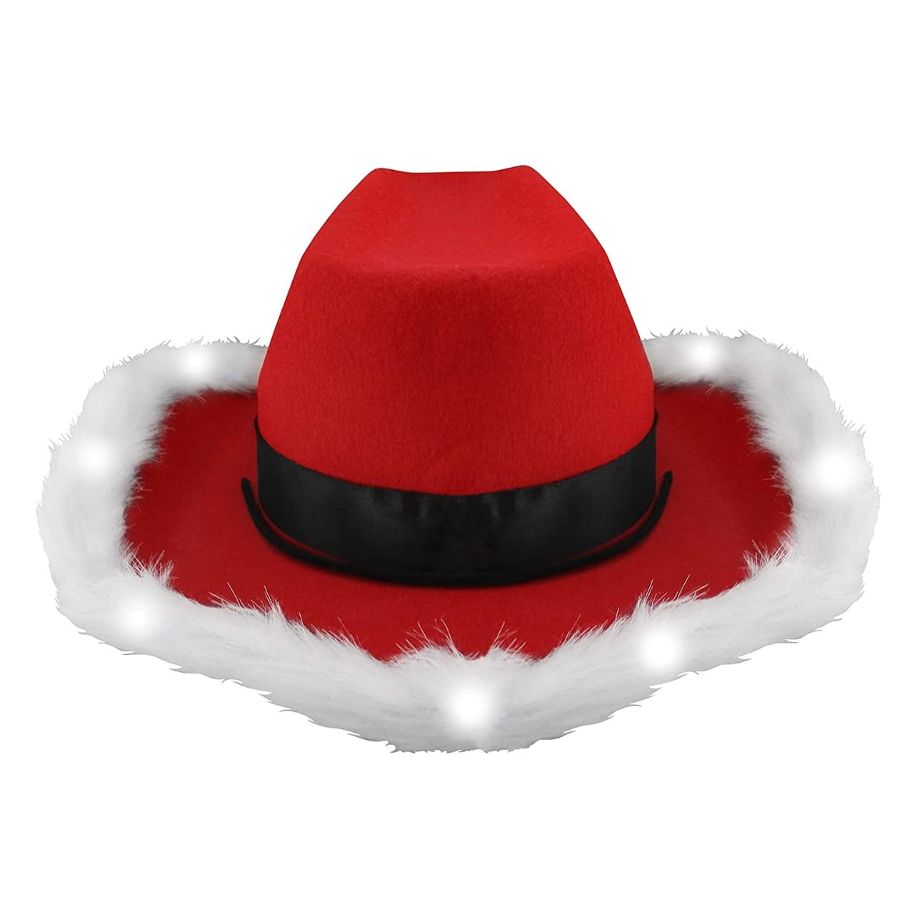 LED Flashing Christmas Cowboy Red Santa Clause Western Holiday Hat All Products LED Flashing Christmas Cowboy Red Santa Clause Western Holiday Hat All Products 8