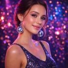 Groovy Disco Mirror Ball Earrings All Products 8