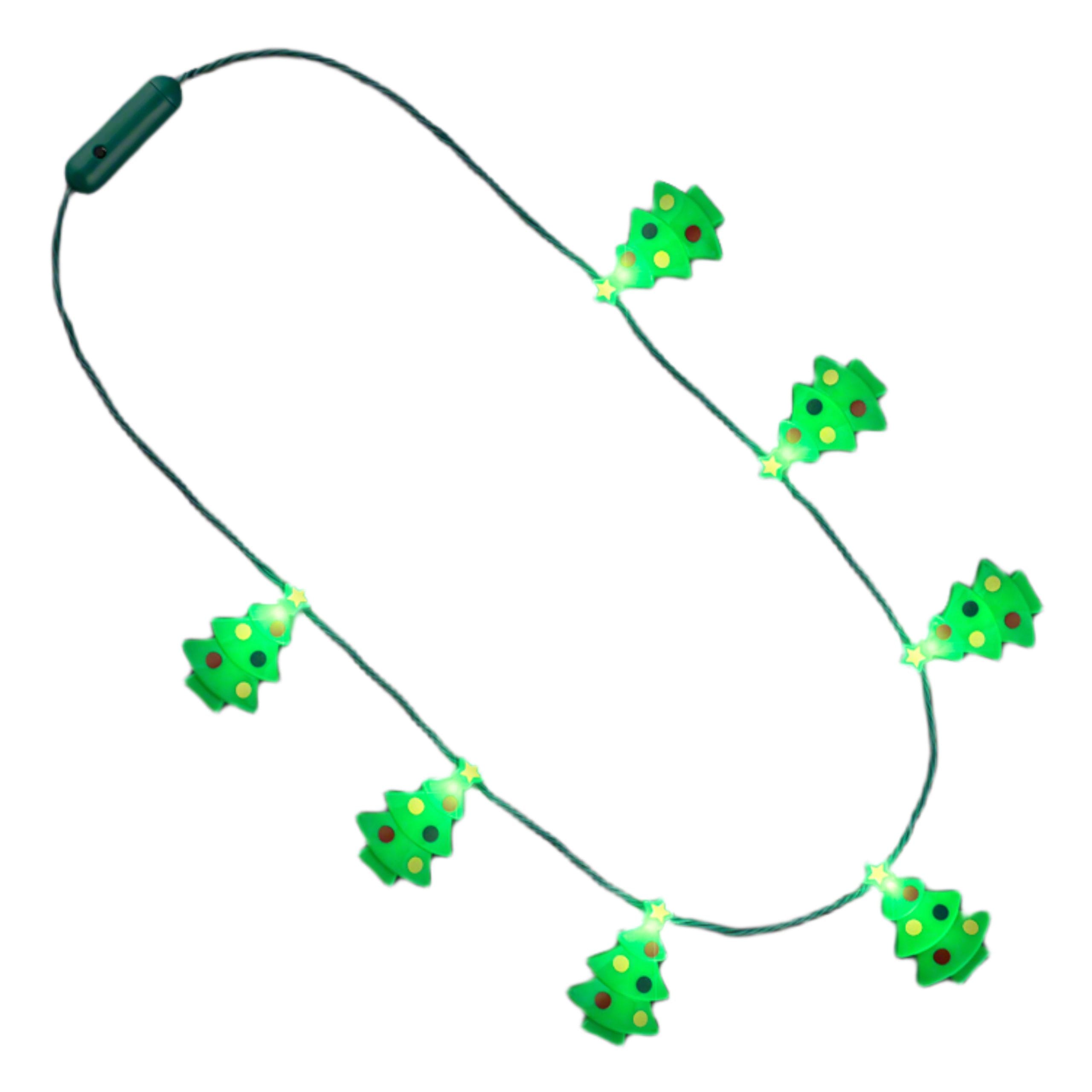 7 Charms Little Christmas Trees Flashing Holiday Lights Necklace All Products 7 Charms Little Christmas Trees Flashing Holiday Lights Necklace All Products 4