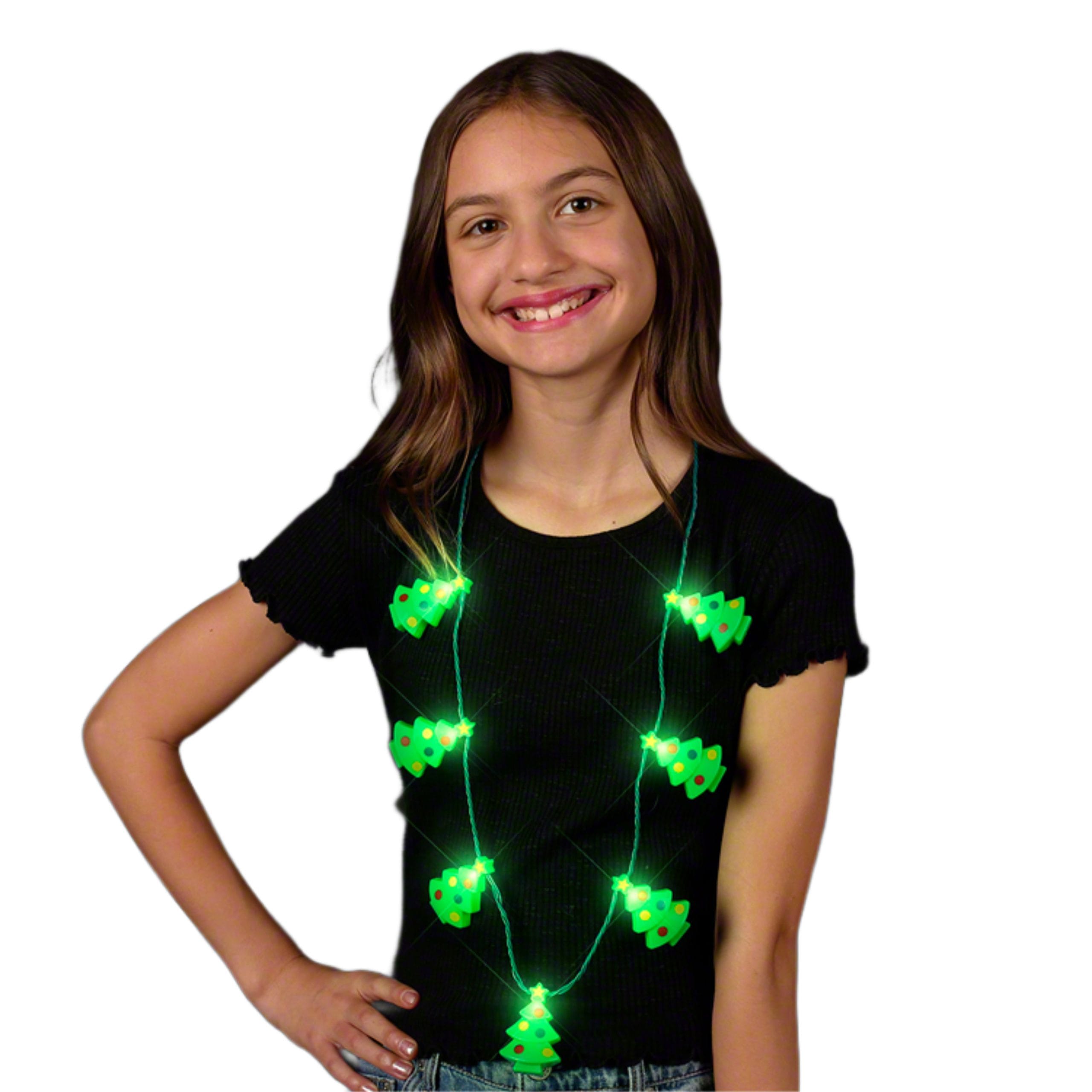 7 Charms Little Christmas Trees Flashing Holiday Lights Necklace All Products 7 Charms Little Christmas Trees Flashing Holiday Lights Necklace All Products 3