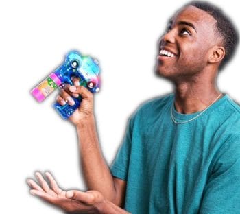 Light Up Police Car Bubble Machine Blower with Sound Effects All Products